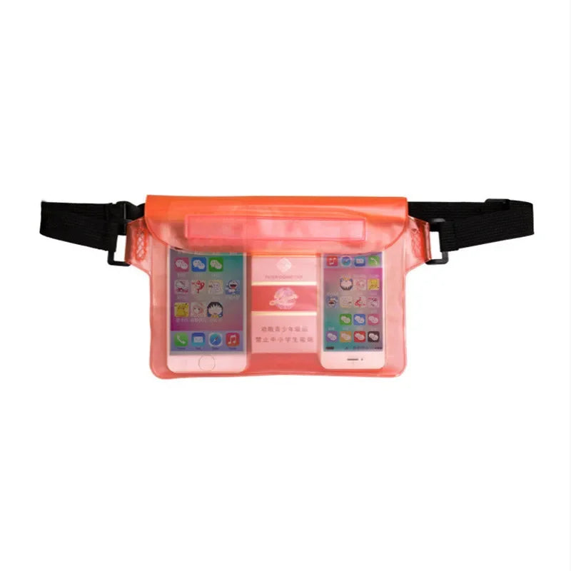 Waterproof Beach Bag Sandproof Fanny Pack for Women Floating Dry Bag for Phone Passport Travel Swimming Boating Fishing Surfing